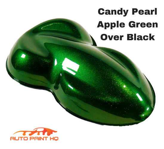 Candy Pearl Apple Green over Black Base Complete Gallon Kit
