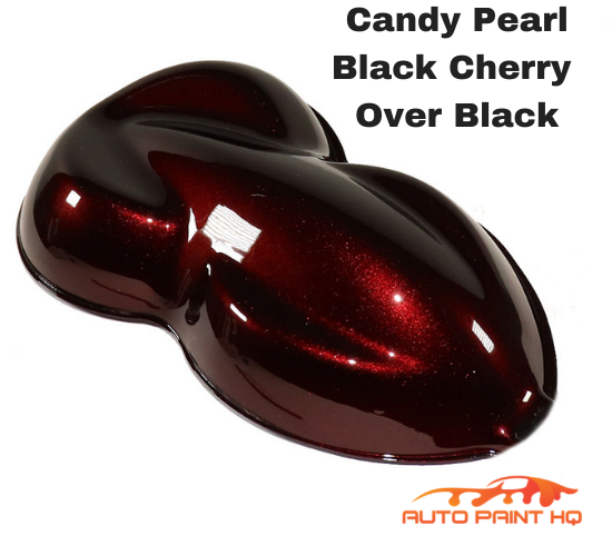CANDY PEARL BLACK Cherry Over Black Basecoat Quart Car Motorcycle Paint Kit  $179.95 - PicClick