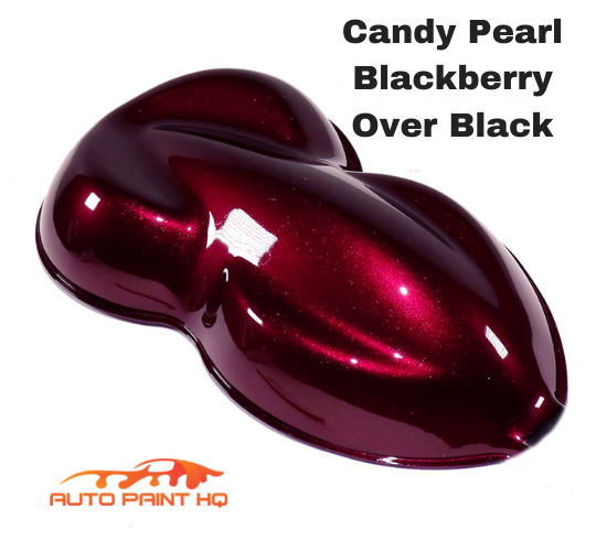 Candy Pearl Blackberry over Black Base Complete Gallon Kit