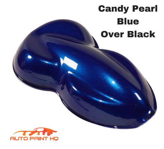 Candy Pearl Blue Basecoat Quart Complete Kit (Over Black Base)
