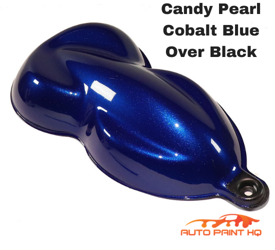 Candy Pearl Cobalt Blue Basecoat Quart Complete Kit (Over Black Base)