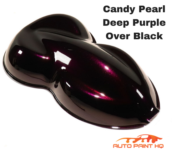 Candy Pearl Deep Purple Basecoat Quart Complete Kit (Over Black Base)