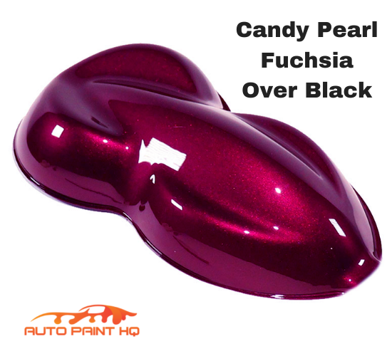 Candy Pearl Fuchsia Basecoat Quart Complete Kit (Over Black Base)