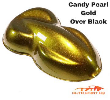 Candy Pearl Gold Basecoat Quart Complete Kit (Over Black Base)