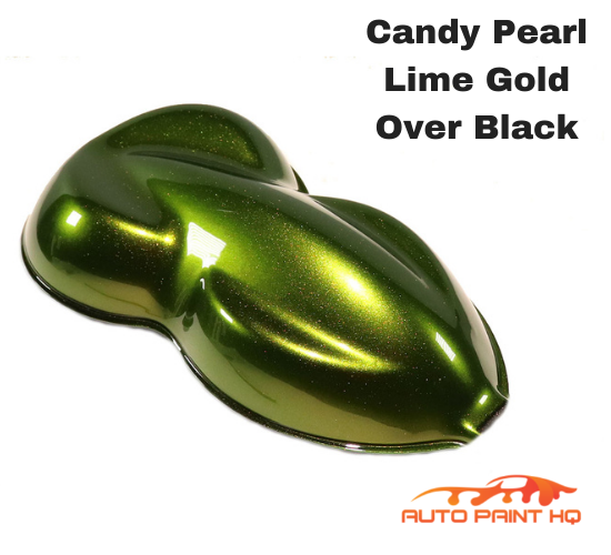 Candy Pearl Lime Gold Gallon with Reducer (Candy Midcoat Only)  Auto Paint Kit