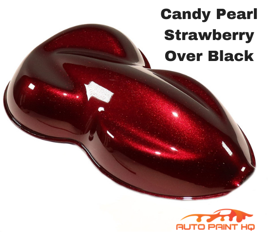 Candy Pearl Strawberry Basecoat Quart Complete Kit (Over Black Base)