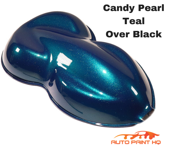 Candy Pearl Teal over Black Base Complete Gallon Kit