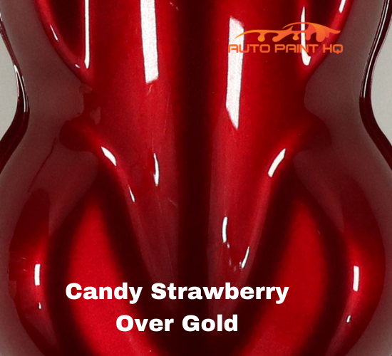 Candy Strawberry Basecoat Quart Complete Kit (Over Gold Base)
