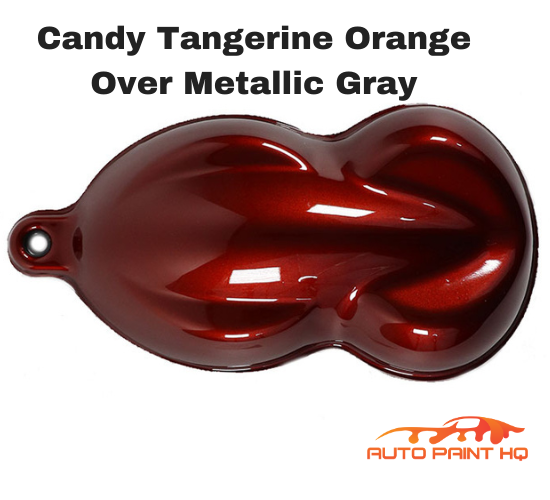 Candy Tangerine Orange Basecoat Quart Kit (Over Metallic Gray Base