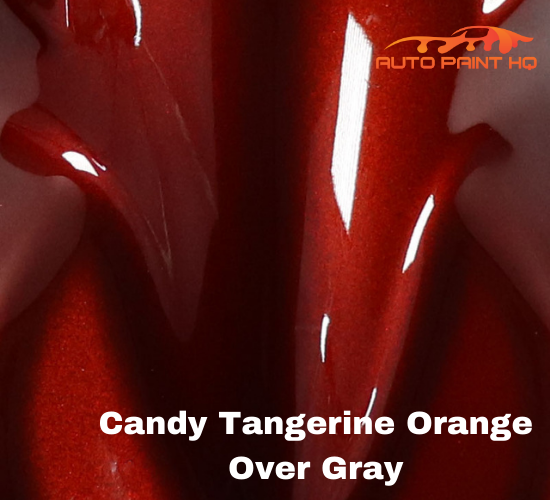 Candy Tangerine Orange Basecoat Quart Kit (Over Metallic Gray Base)