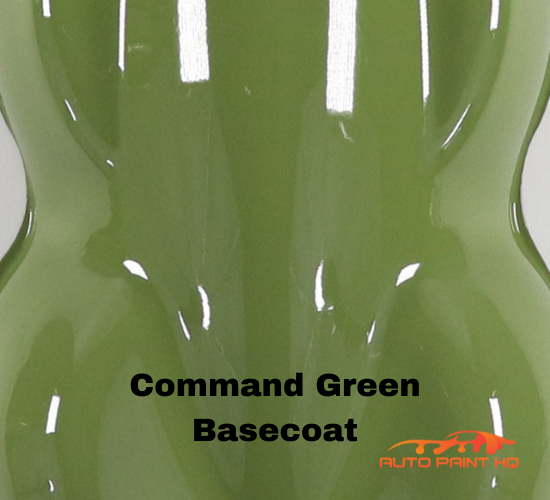 Command Green Basecoat Clearcoat Quart Complete Paint Kit
