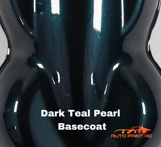 Dark Teal Pearl Basecoat + Reducer Quart (Basecoat Only) Auto Paint Kit