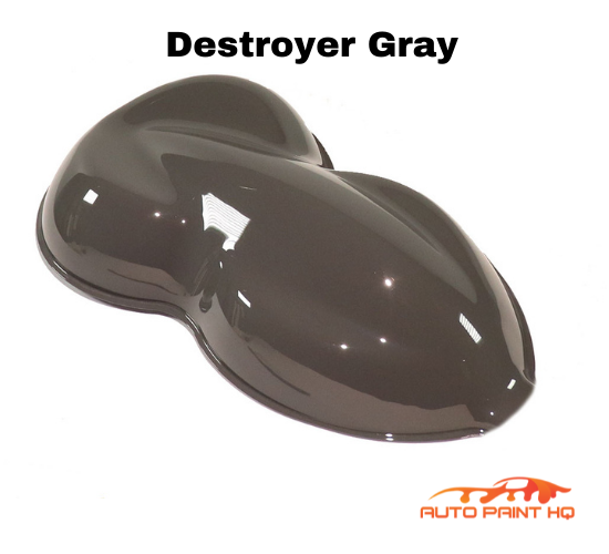 High Teck Dark Shadow Gray Basecoat Paint Kit – Gallon With Reducer & Clear – Ford CX 9260