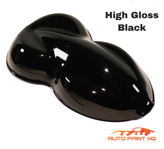 High Gloss Jet Black Gallon Acrylic Enamel Car Paint Kit