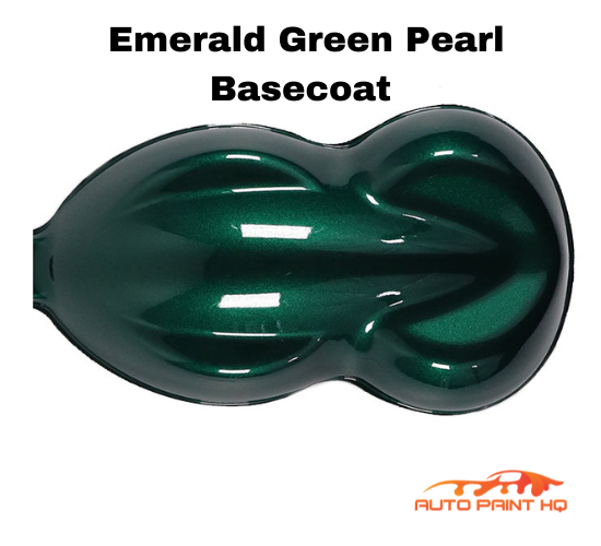 Emerald Green Pearl Basecoat + Reducer Quart (Basecoat Only) Auto Paint Kit