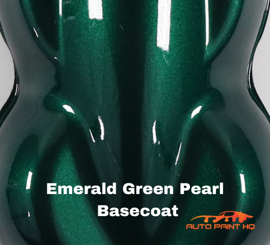 Emerald Green Pearl Basecoat Clearcoat Quart Complete Paint Kit