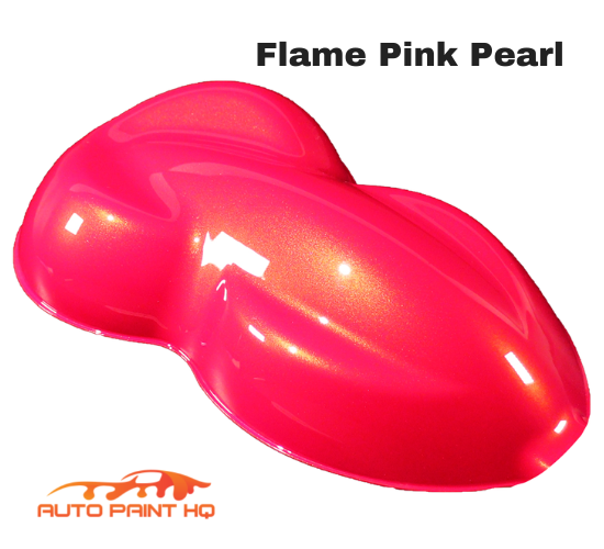 Flame Pink Pearl Basecoat + Reducer Quart (Basecoat Only) Motorcycle Auto Paint
