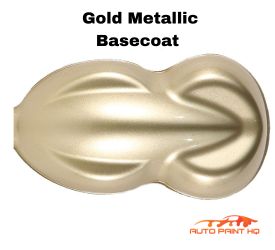 Gold Metallic Basecoat With Reducer Gallon (Basecoat Only) Paint Kit