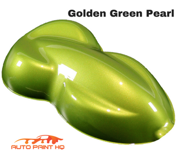 Golden Green Pearl Basecoat Clearcoat Quart Complete Paint Kit