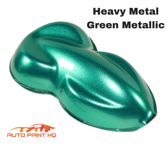 Heavy Metal Green Metallic Basecoat Clearcoat Quart Complete Paint