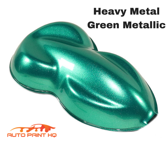 Heavy Metal Green Metallic Basecoat Clearcoat Complete Gallon Kit