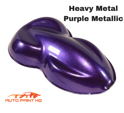 Heavy Metal Purple Metallic Basecoat Clearcoat Quart Complete Paint