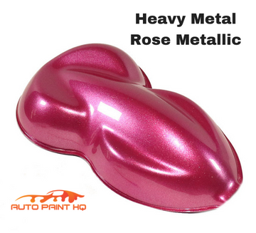 Heavy Metal Rose Metallic Basecoat Clearcoat Quart Complete Paint