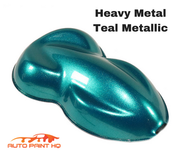 Heavy Metal Teal Metallic Basecoat Quart (Basecoat Only) Kit