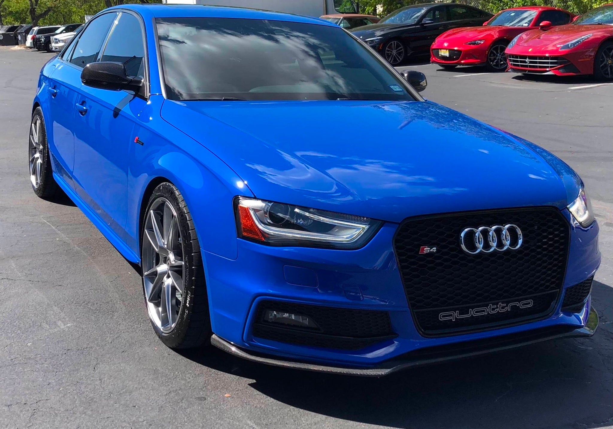 Nogaro Blue Audi LZ5M Basecoat + Reducer Quart (Basecoat Only