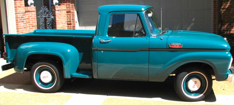 Peacock Turquoise Ford Code B Basecoat With Reducer Gallon (Basecoat Only)  Kit