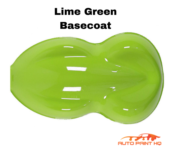 Lime Green Basecoat Clearcoat Complete Gallon Kit