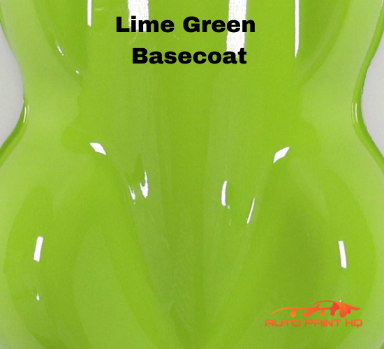 Lime Green Basecoat Clearcoat Complete Gallon Kit