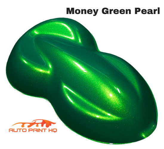Money Green Pearl Basecoat + Reducer Quart (Basecoat Only) Auto Paint Kit