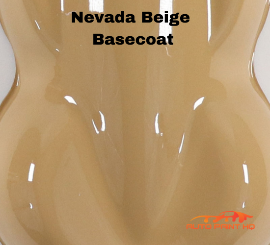 Nevada Beige Basecoat With Reducer Gallon (Basecoat Only) Car Auto Paint Kit