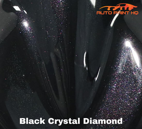 Black Crystal Diamond Basecoat Clearcoat Quart Complete Paint