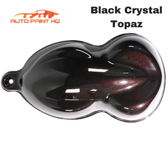 Black Crystal Topaz Basecoat Clearcoat Complete Gallon Kit