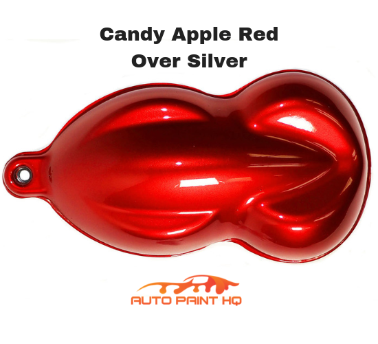 Candy Apple Red Basecoat Quart Complete Kit (Over Silver Base)