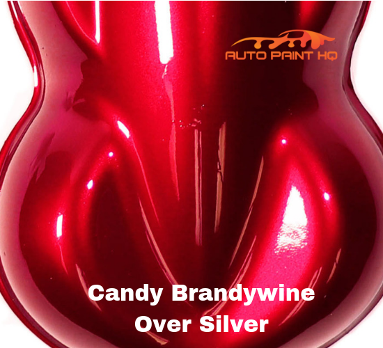 Candy Brandywine Basecoat Quart Complete Kit (Over Silver Base) - Fast /  Fast / 4:1 Super Wet Show
