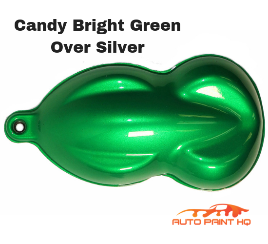Candy Bright Green Gallon with Reducer (Candy Midcoat Only) Car Auto Paint Kit