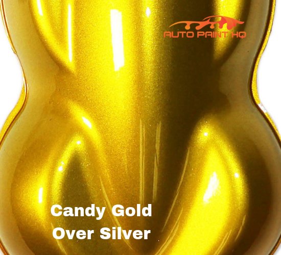 Candy Gold over Silver Base Complete Gallon Kit - 4:1 Mix Super Wet Show  Clear / Fast / Fast