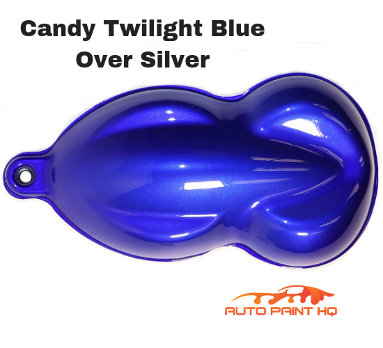 Candy Twilight Blue Basecoat Quart Complete Kit (Over Silver Base) - Fast /  Fast / 4:1 Super Wet Show