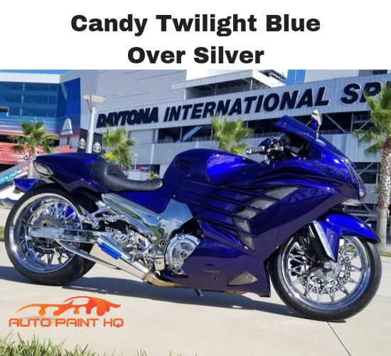 Candy Twilight Blue Quart with Reducer (Candy Midcoat Only) Auto Motorcycle Kit