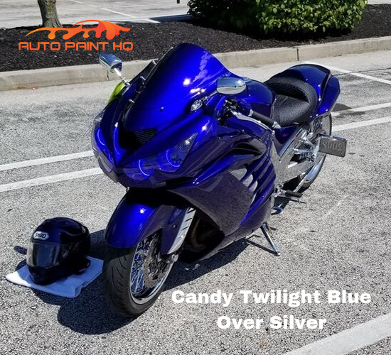 Candy Twilight Blue Quart with Reducer (Candy Midcoat Only) Auto Motorcycle Kit