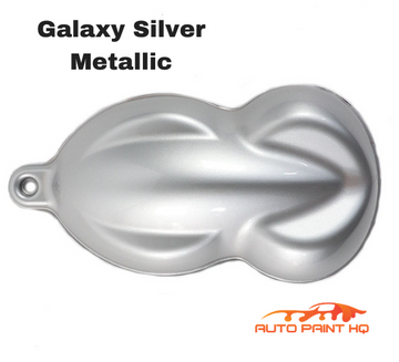 Galaxy Silver Metallic Basecoat Clearcoat Quart Complete Paint Kit