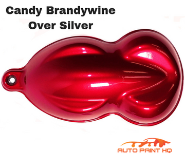 Candy Brandywine over Silver Base Complete Gallon Kit