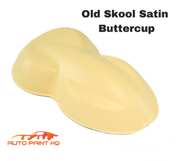 Satin Hot Rod Buttercup Gallon 2K Urethane Single Stage Car Auto Paint Kit