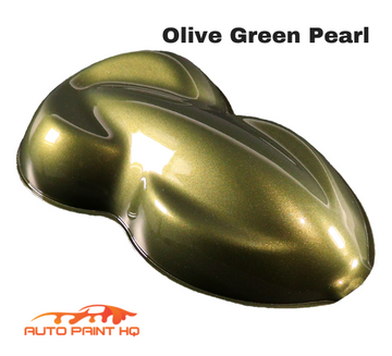 Olive Green Pearl Basecoat Clearcoat Quart Complete Paint Kit