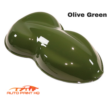 Olive Green Basecoat With Reducer Gallon (Basecoat Only) Car Auto Paint Kit