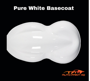 Pure White Basecoat Clearcoat Quart Complete Paint Kit