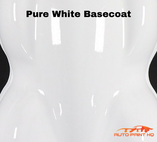 Pure White Basecoat + Reducer Quart (Basecoat Only) Auto Paint